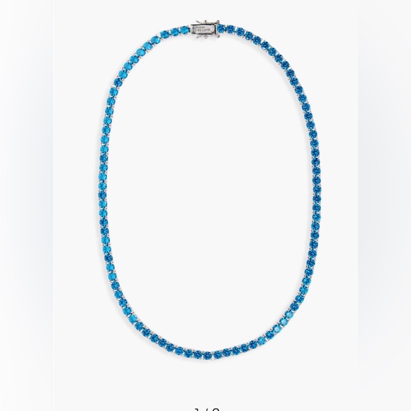 Kurt Geiger Cubic Zirconia Tennis Necklace - Picture 1 of 5